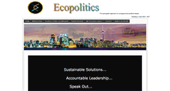 Desktop Screenshot of ecopolitics.ca